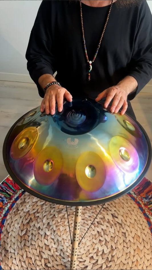 Iris 9 Notalı Handpan – Premium Meditasyon ve Performans Enstrümanı